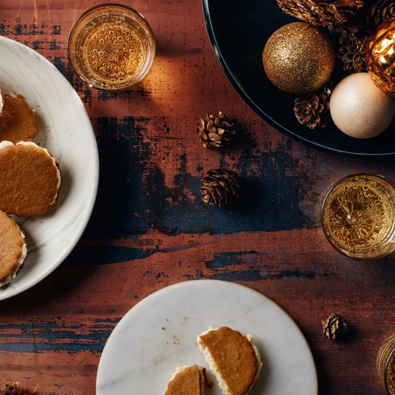 How to Make Gingerbread Cream Cookie Sandwiches for Christmas Epicurious