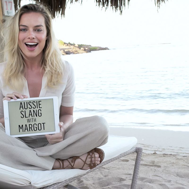 Watch Margot Robbie Define 50 Australian Slang Terms in Under 4 Minutes