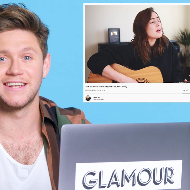 Niall Horan Watches Fan Covers on YouTube
