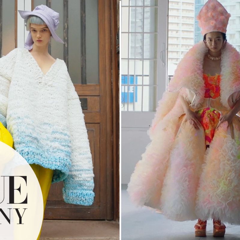 Designer John Galliano & Tomo Koizumi upcyclen gegenseitig ihre ikonischen Kleider