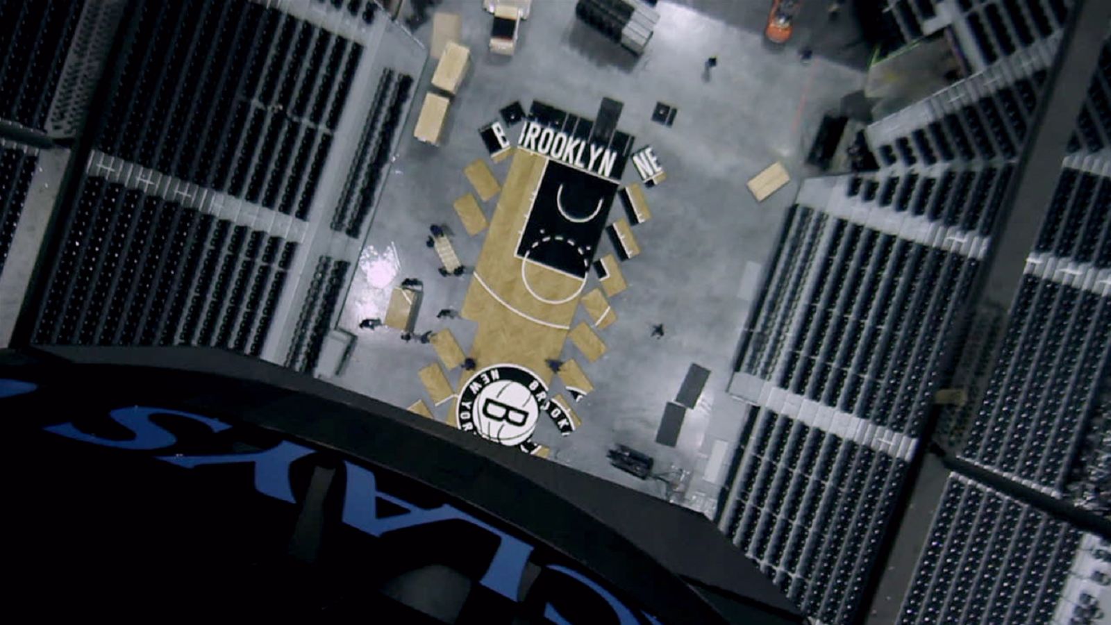 Barclays Center Part 2: Inside on The Catwalk