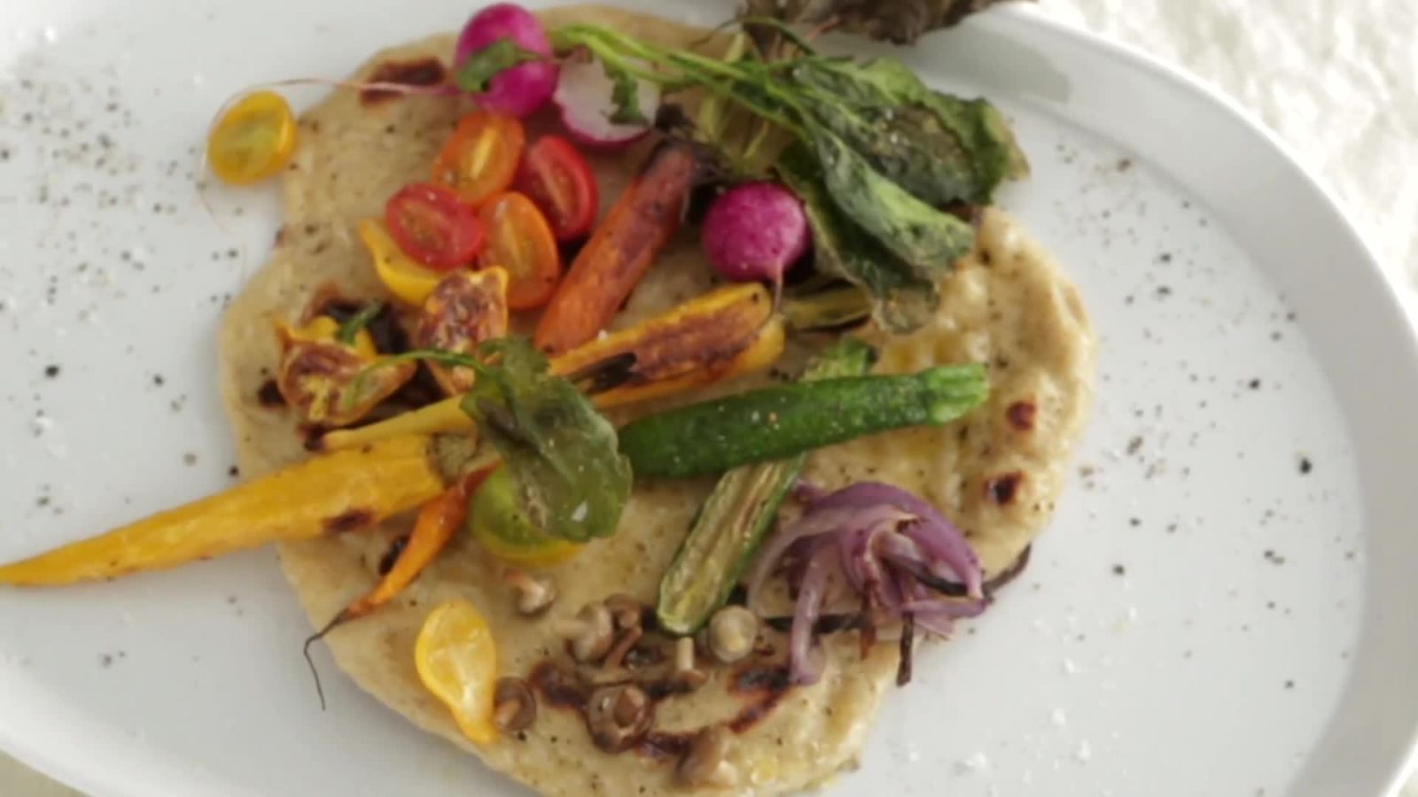 Flavor Explosion - Shitake Flatbread