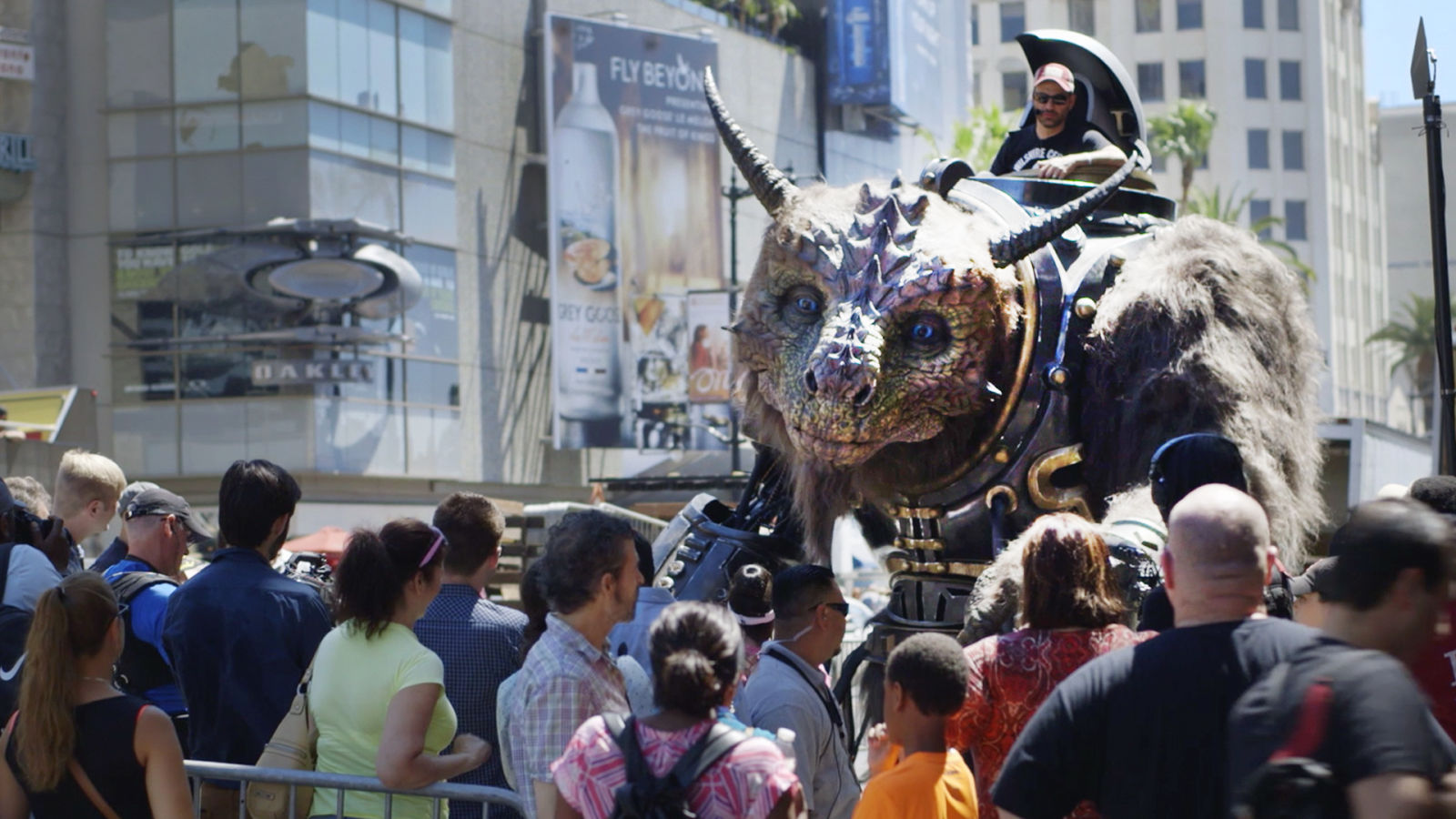 See the Giant Creature Get Ready for Jimmy Kimmel Live