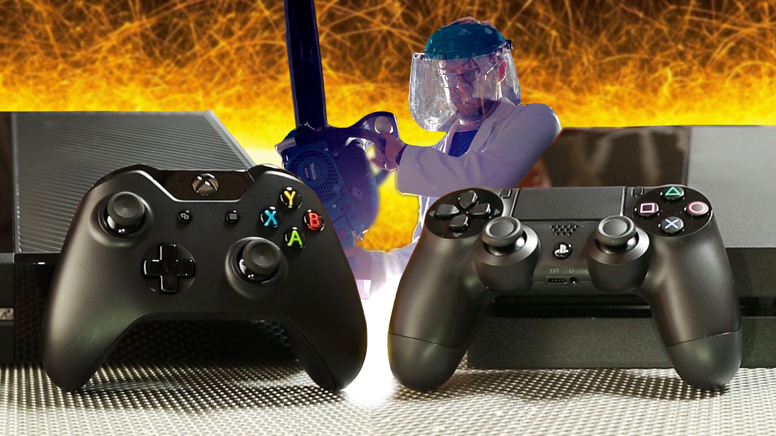 Xbox One vs. PS4 Durability Test: Loser Gets the Chainsaw