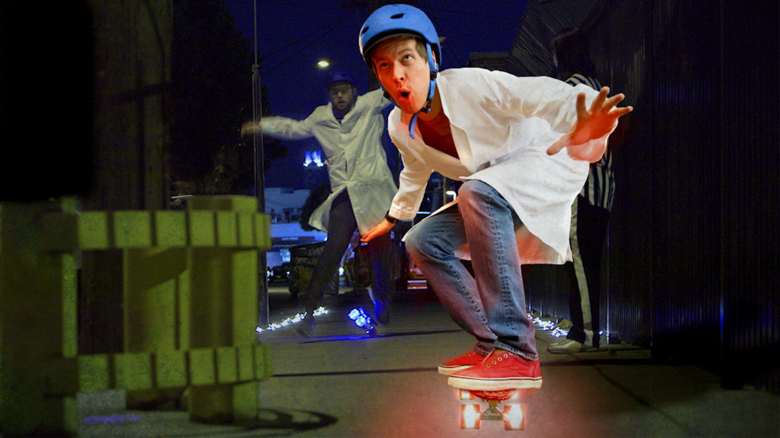 LED Skateboard Battle
