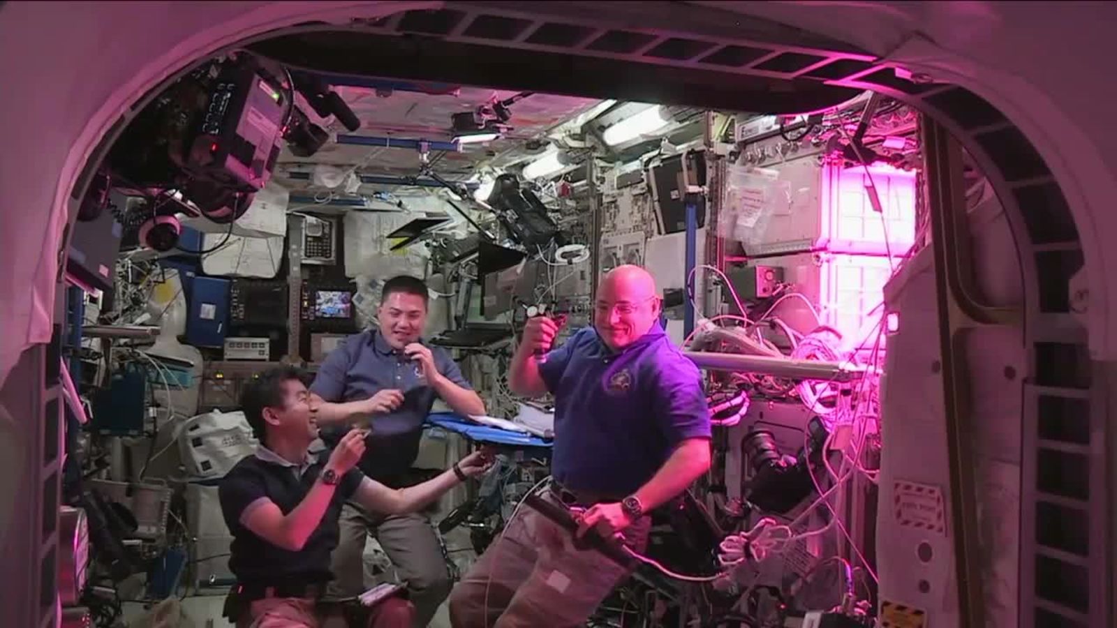 Astronauts Eat First Space Grown Salad