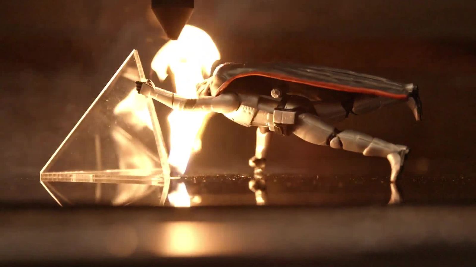 Stormtrooper Figures vs. Actual Lasers!