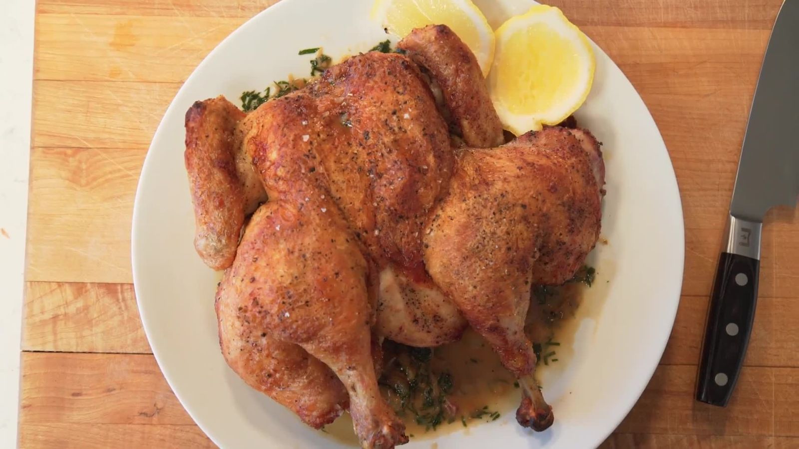 You Too Can Make Chicken Under a Brick Indoors