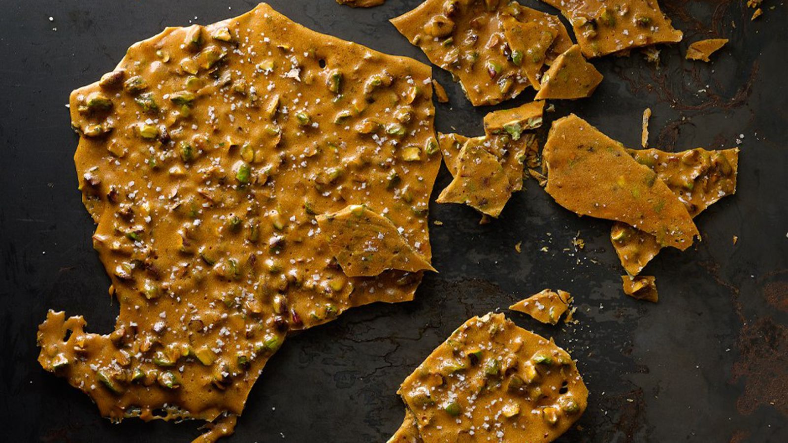 Salted Pistachio Brittle