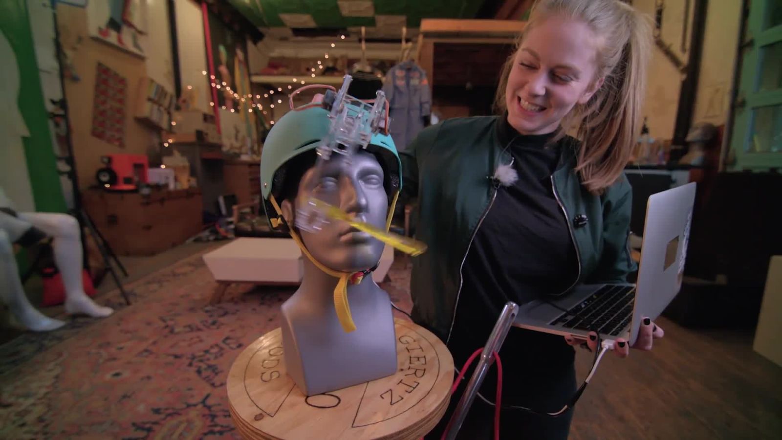 Robot Queen Simone Giertz Tours Her Mad Laboratory