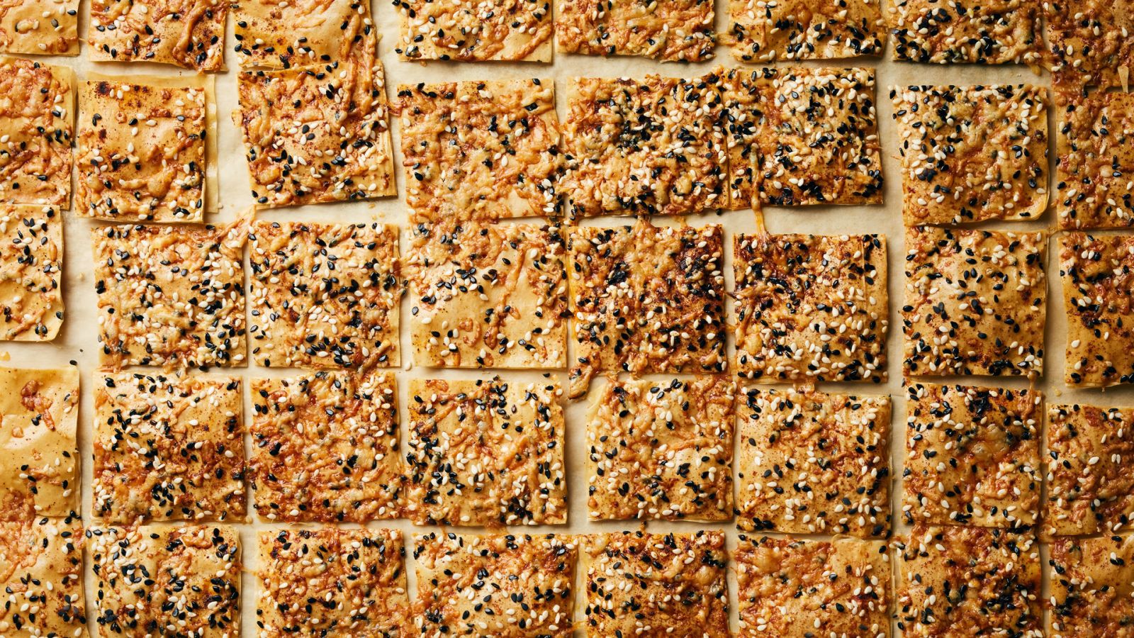 Cheesy Sesame Phyllo Bites