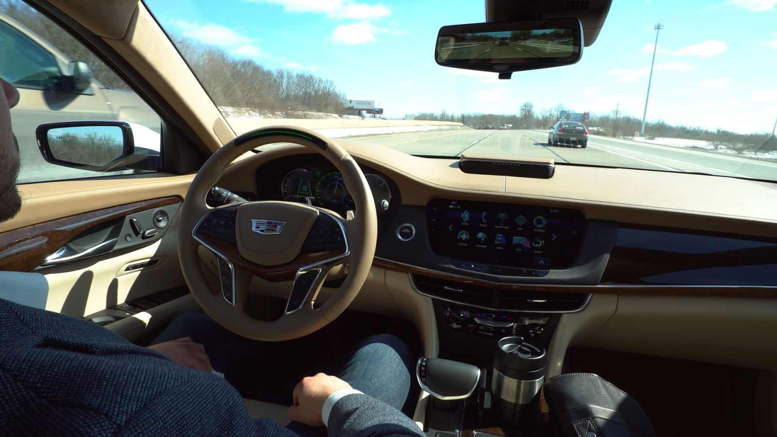 Cadillac Challenges Tesla with a Super Smart Self-Driving Sedan