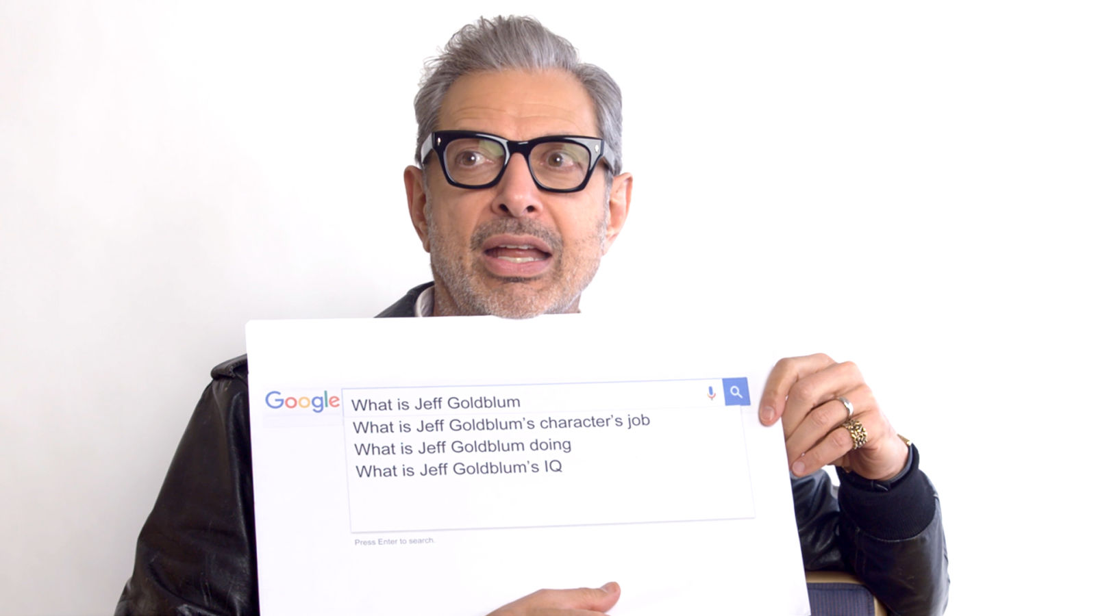 Jeff Goldblum Answers the Web's Most Searched Questions