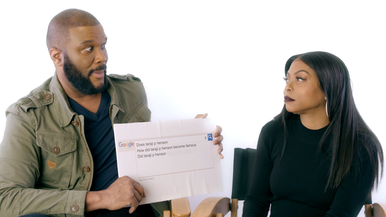 Taraji P. Henson & Tyler Perry Answer the Web's Most Searched Questions