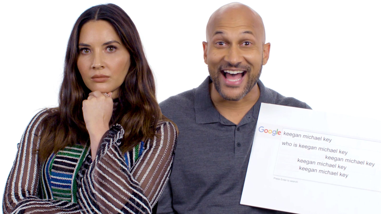 Keegan-Michael Key & Olivia Munn Answer the Web's Most Searched Questions