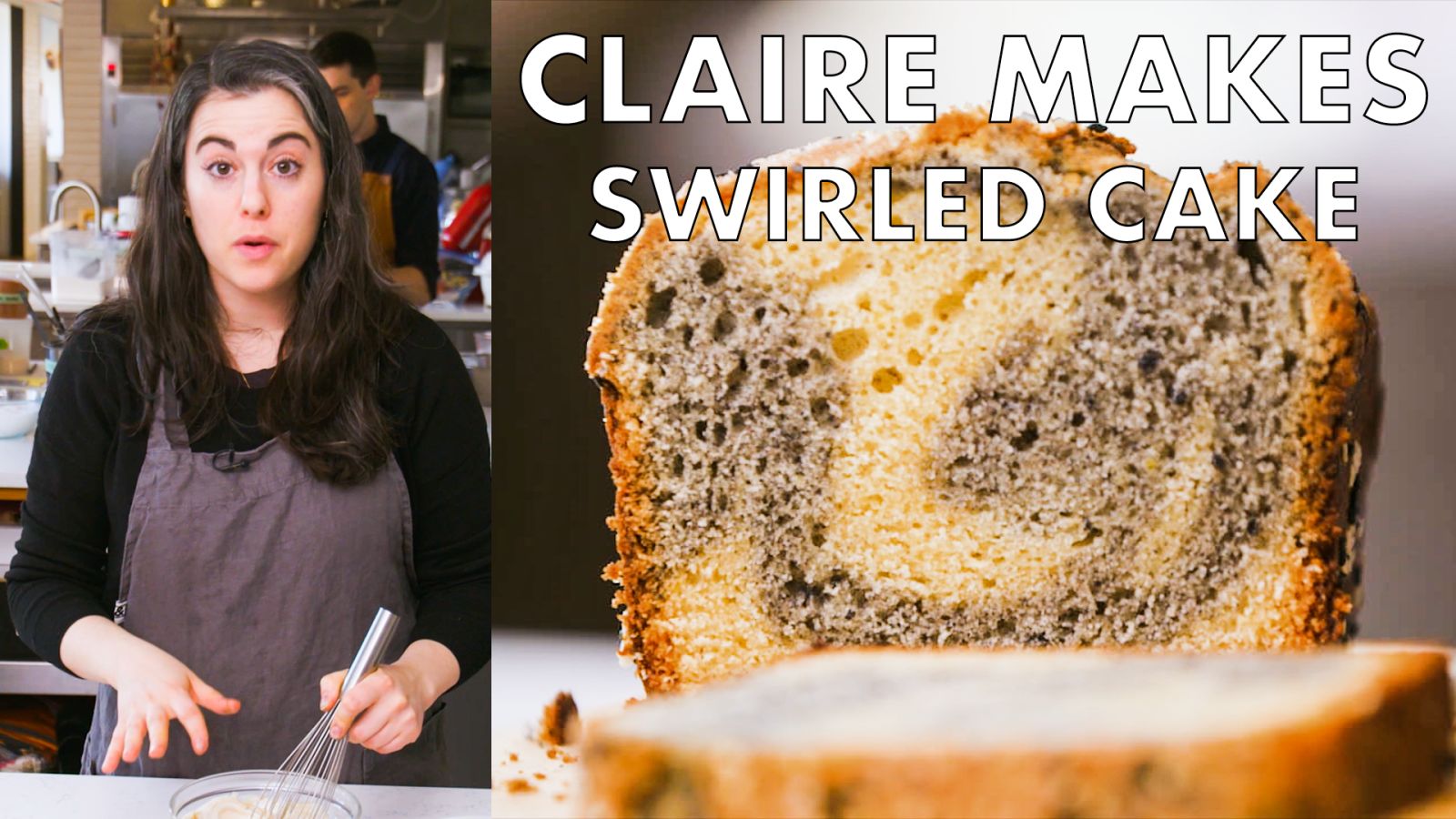 Claire Bakes Swirled Sesame Cake