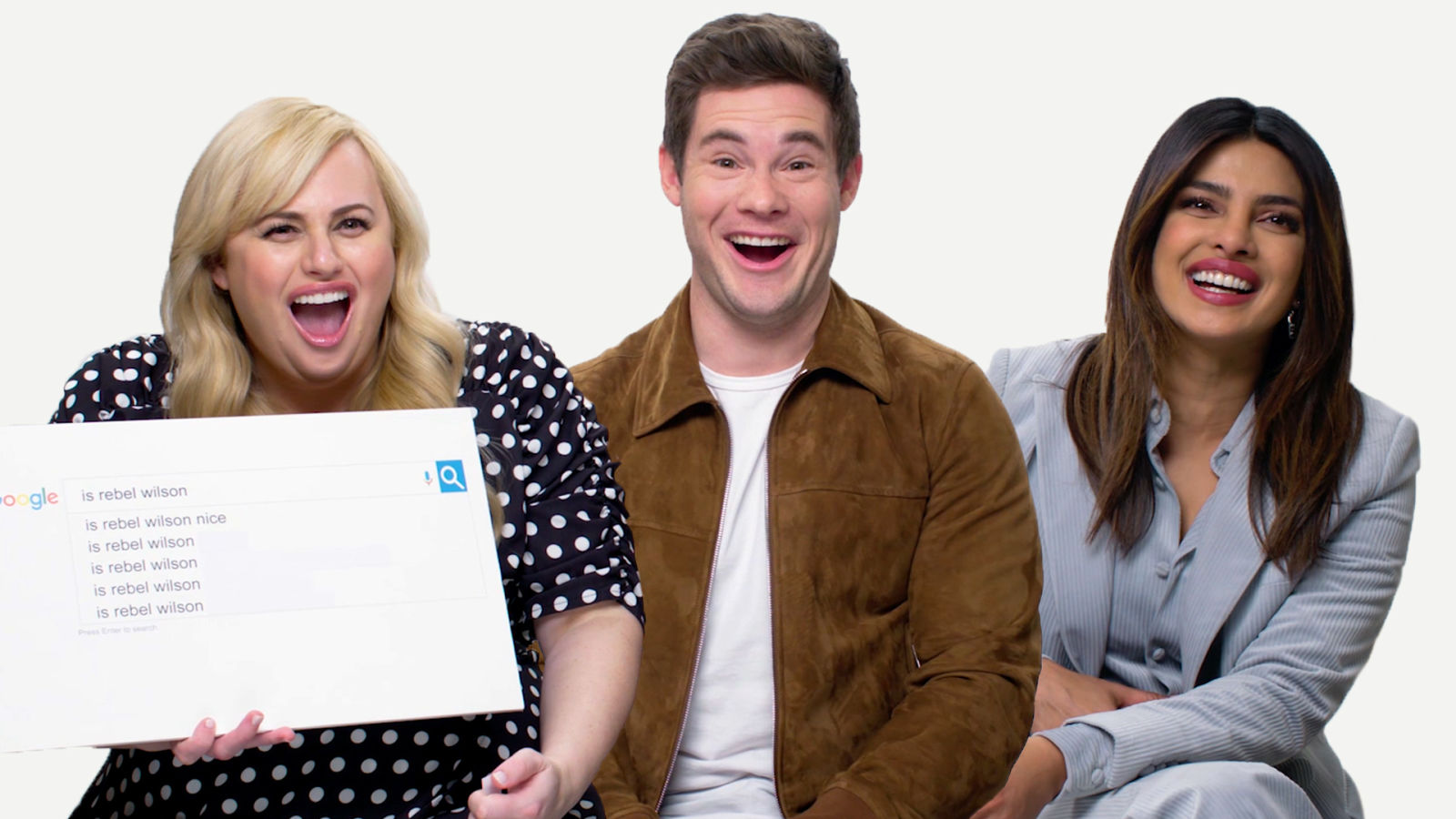 Priyanka Chopra, Rebel Wilson & Adam Devine Answer the Web's Most Searched Questions