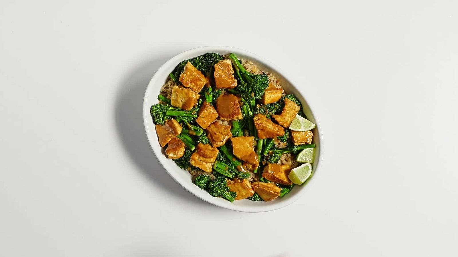 Tofu with Coconut Quinoa