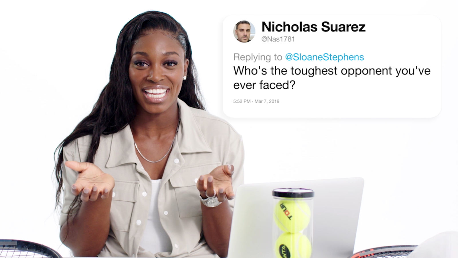 Sloane Stephens Answers Tennis Questions From Twitter