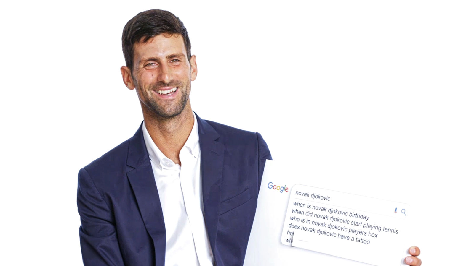 Novak Djokovic Answers the Web's Most Searched Questions