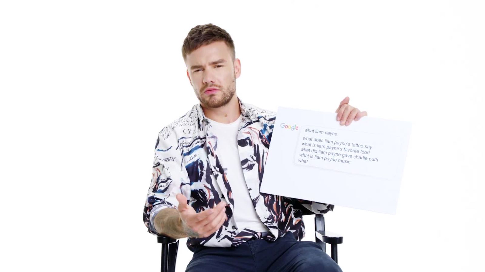 Liam Payne Answers the Web's Most Searched Questions