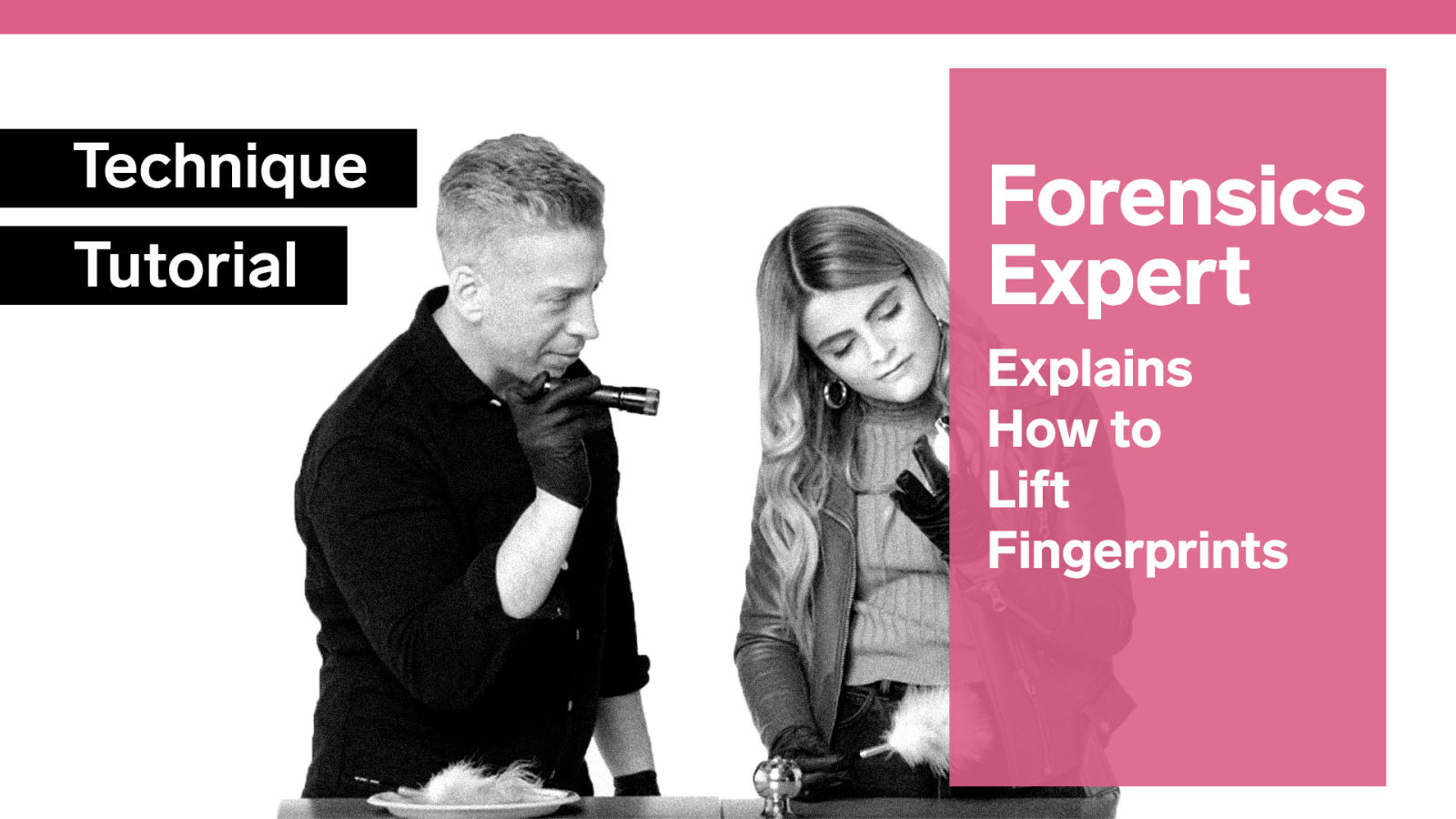 Forensics Expert Explains How to Lift Fingerprints