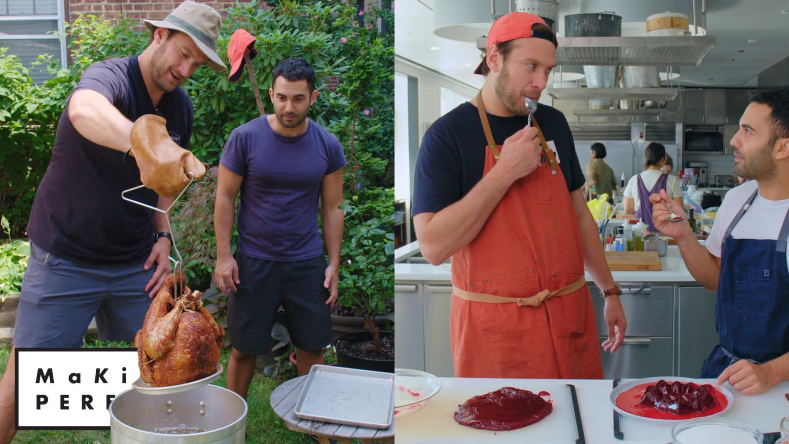 Brad and Andy Try to Make the Perfect Turkey and Cranberry Sauce