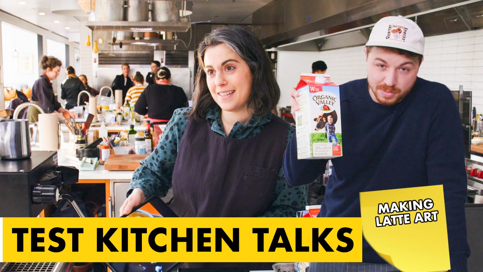 Pro Chefs Try Latte Art