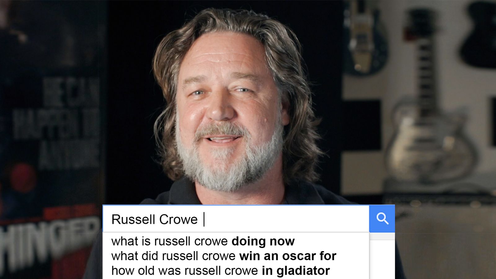 Russell Crowe Answers the Web's Most Searched Questions