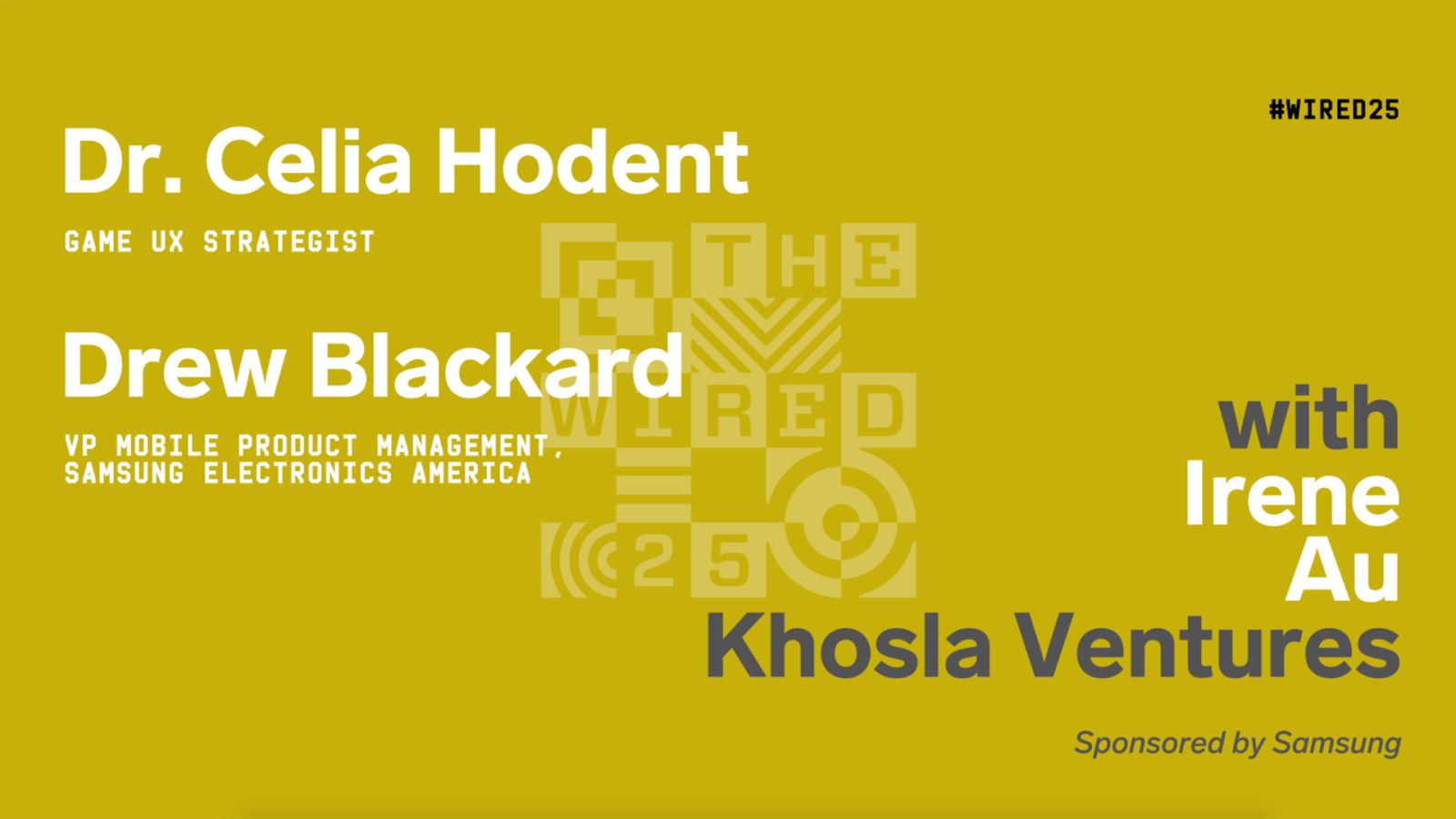 WIRED25 2020: Dr. Celia Hodent and Drew Blackard on Video Game Design