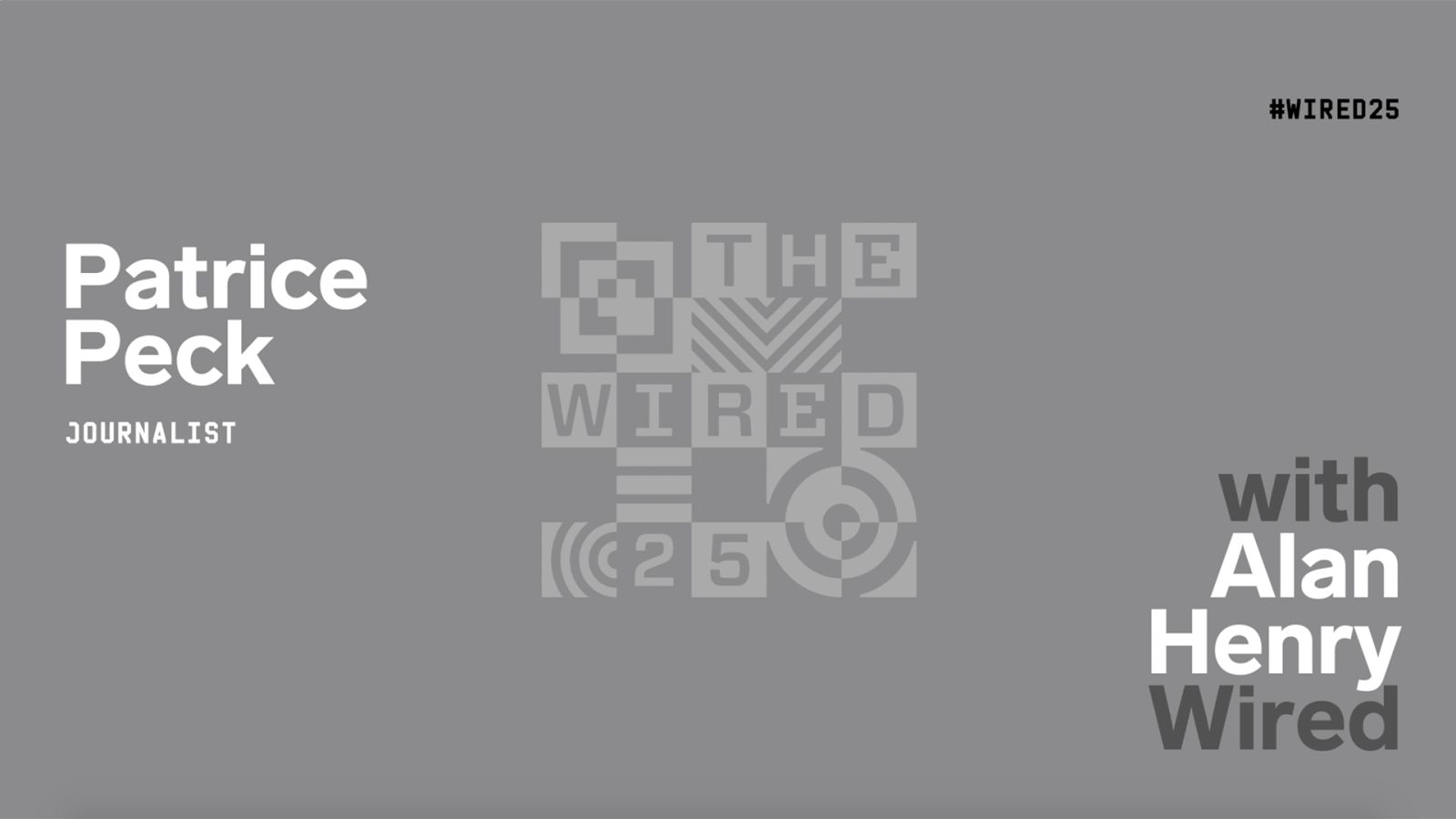 WIRED25 2020: Patrice Peck on Building Covid Resources for Black Communities