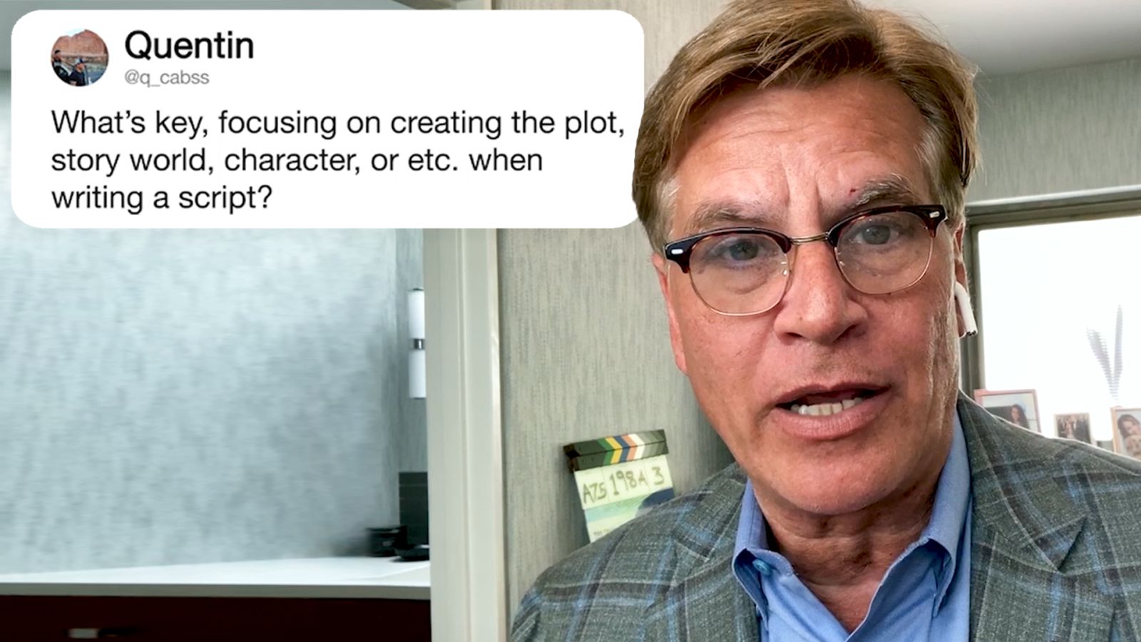 Aaron Sorkin Answers Screenwriting Questions From Twitter