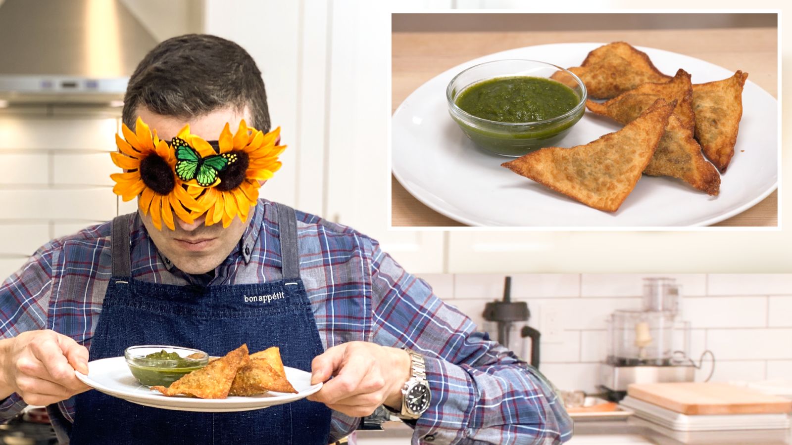 Recreating Padma Lakshmi's Curried Samosas From Taste