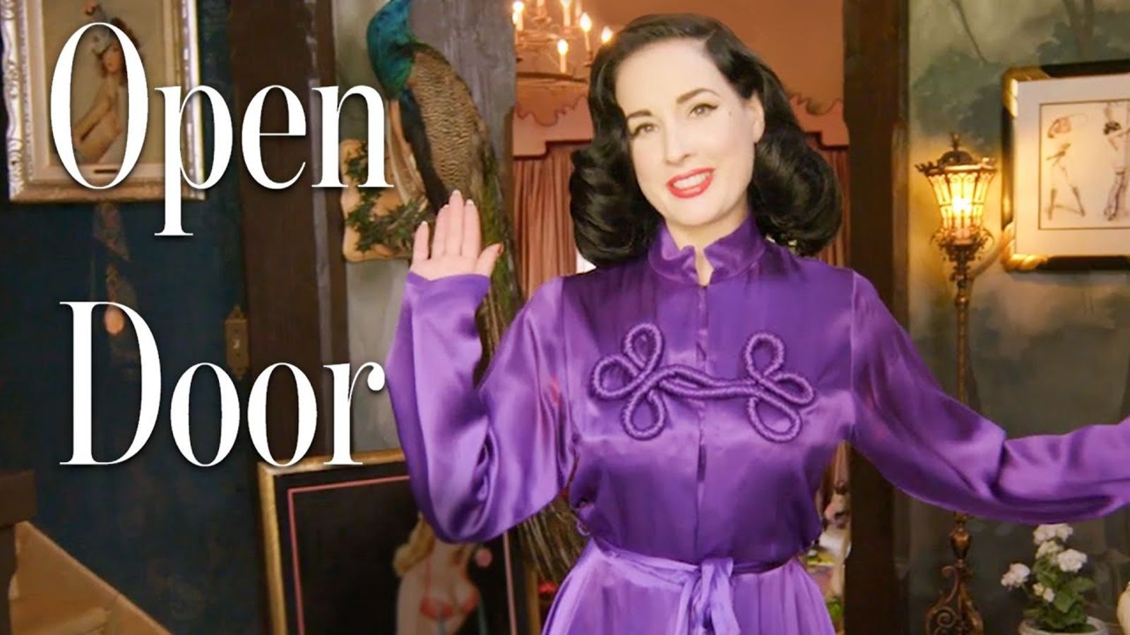 Open Door: Burlesque-Tänzerin Dita Von Teese zeigt AD ihr Haus in Los Angeles