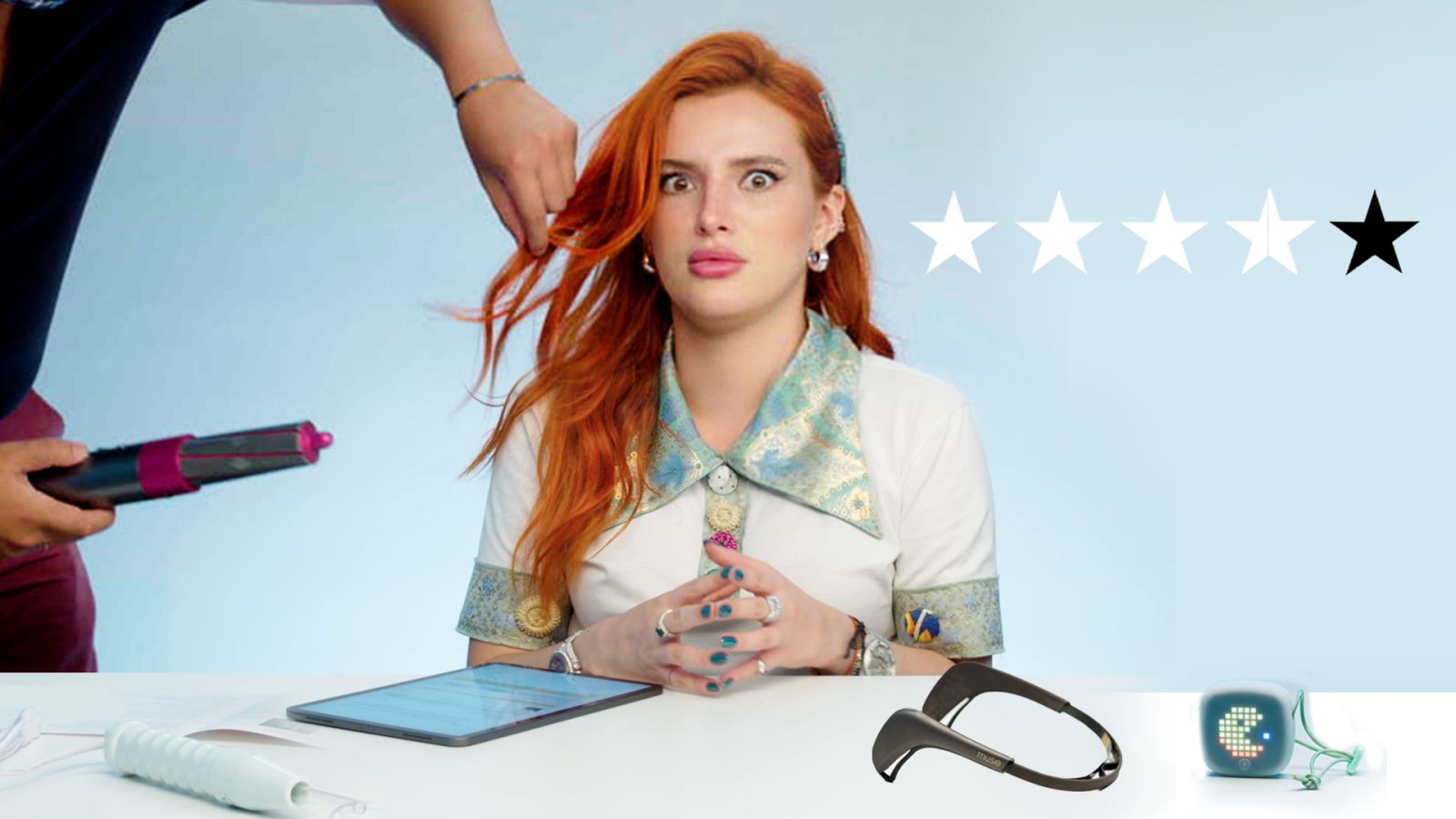 Bella Thorne Tests Beauty Gadgets