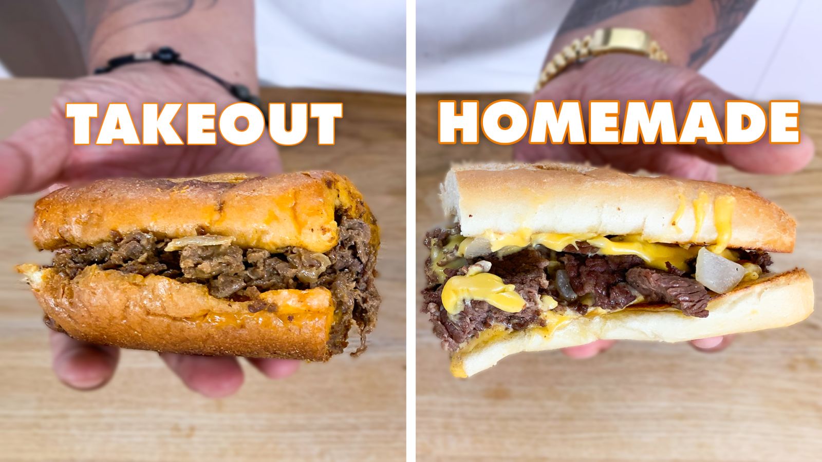 Perfect Cheesesteak: Takeout vs Pro Chef