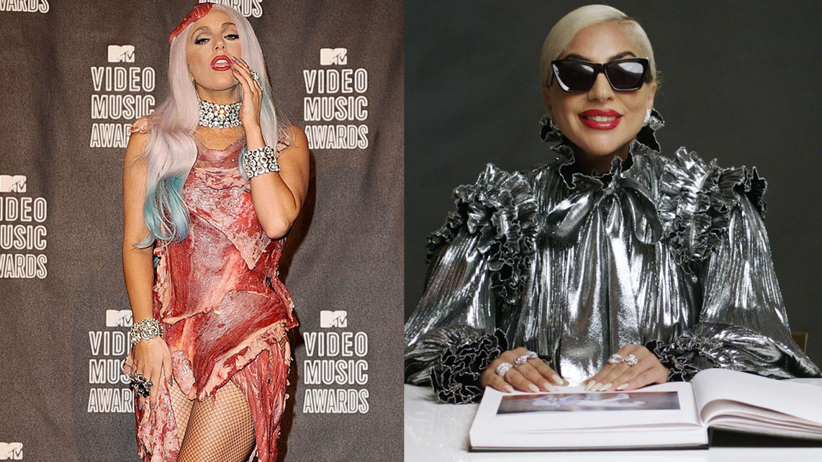 Lady Gaga repasa sus 19 looks más icónicos (y sí, el vestido de carne es uno de ellos)