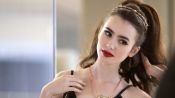 Lily Collins Plays a Game of "Collins on Collins"