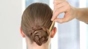 Super Easy Day-to-Evening Hairstyle How-To. Try It When You Have to Go from the Office to a Holiday Party in 2 Minutes Flat