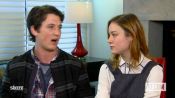 Brie Larson and Miles Teller on “The Spectacular Now”