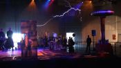 Tesla-Powered Band Electrifies Maker Faire