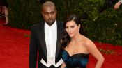Kim Kardashian and Kanye West at the 2014 Met Gala