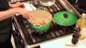 Cooking Shrimp, Pea, & Rice Stew with Chef Andrea Reusing