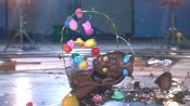 Easter Candy Destroyed in Slow Mo