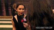 Emilia Clarke at the 2014 V.F. Academy Awards Party