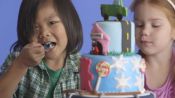 Kids React to Unbelievable Cakes in Slow Motion