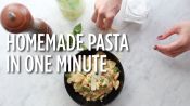 Homemade Pasta in Less Than One Minute