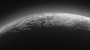 Sunset on Pluto