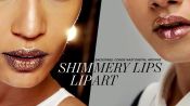 Shimmery Lip Art