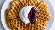 The Crispiest 4-Ingredient Waffles